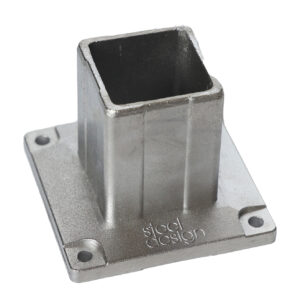 Tillbehör Staket Stolpfot galvaniserad